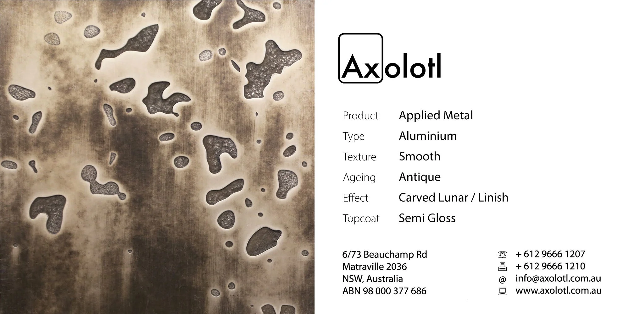 Aluminium — Carved Lunar Antique