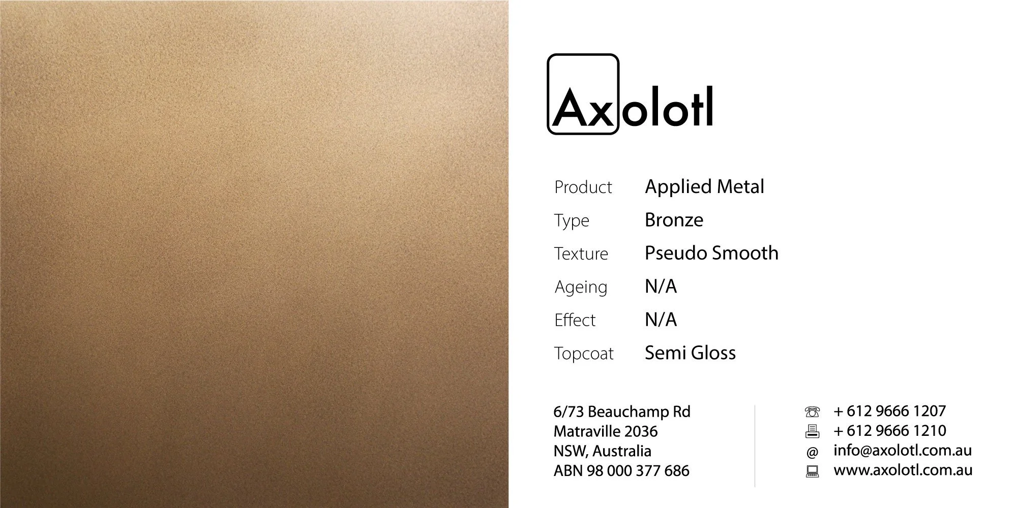 Bronze — Pseudo Smooth