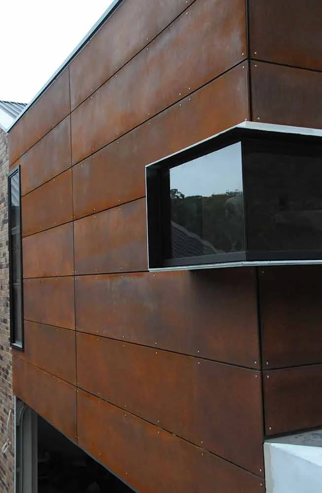 Brown Rust Facade