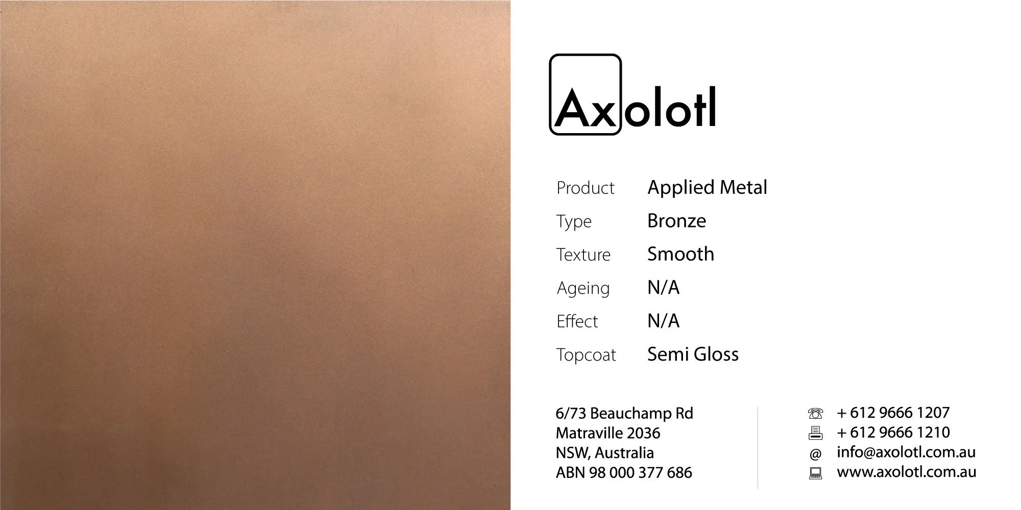 Bronze — Smooth
