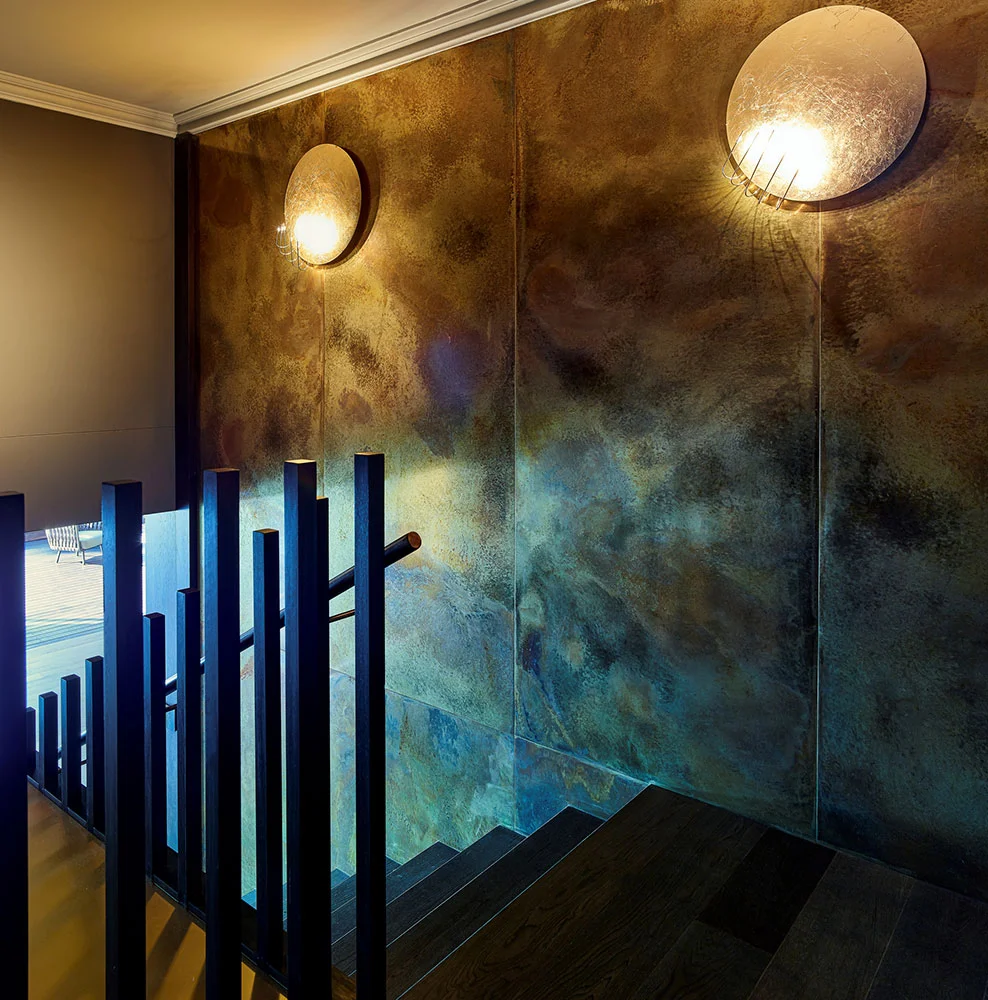 Brass Sheet Metal with Pearl Patina