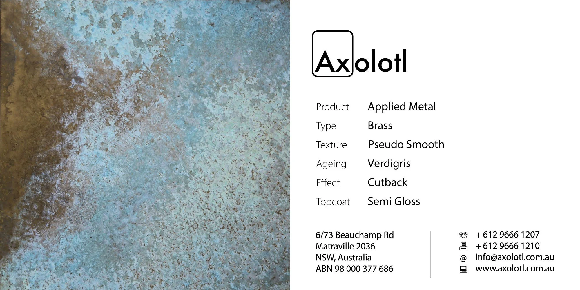 Brass — Ps Verdi Gris Patina