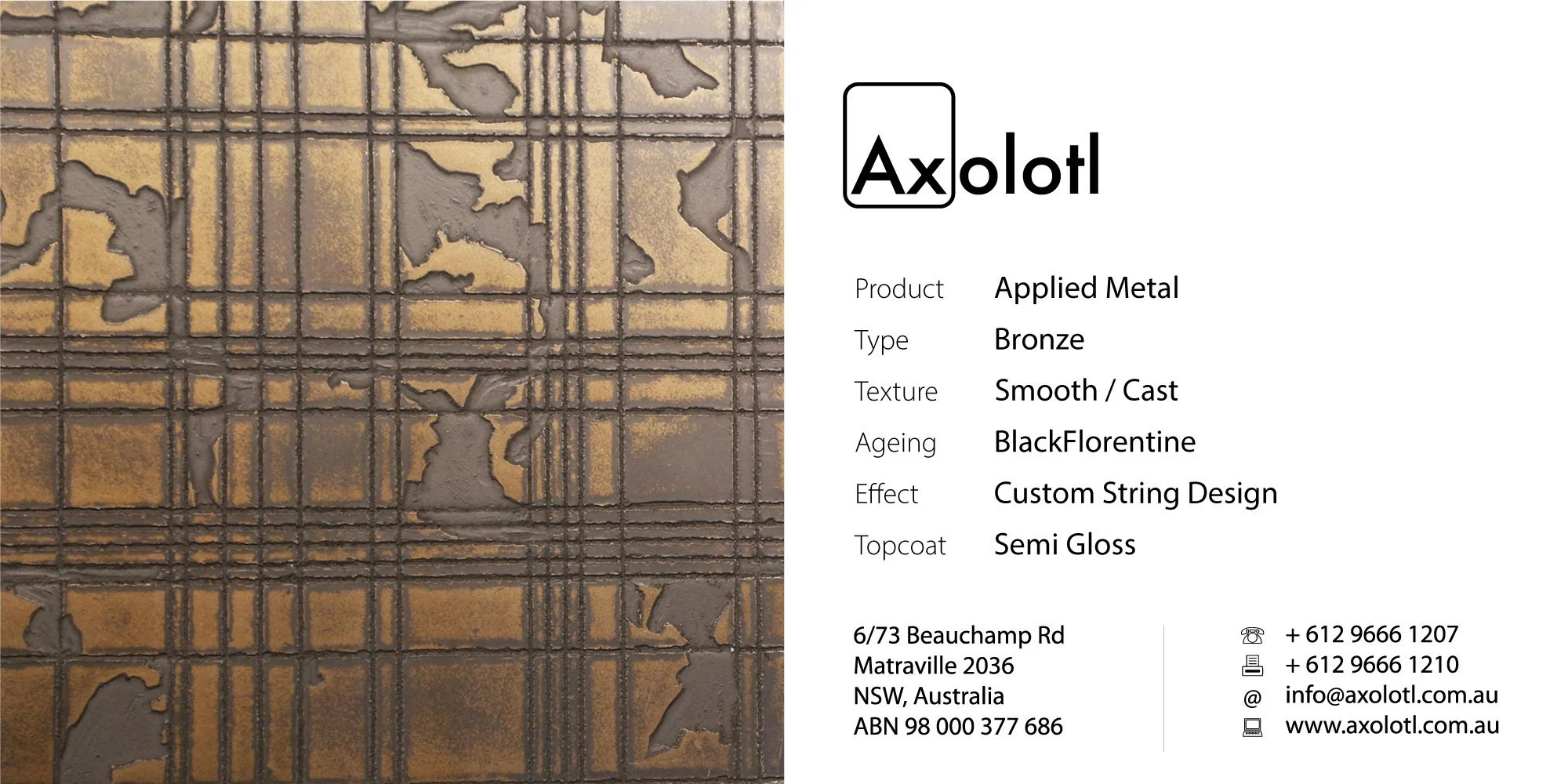 Bronze — Florentine Custom String