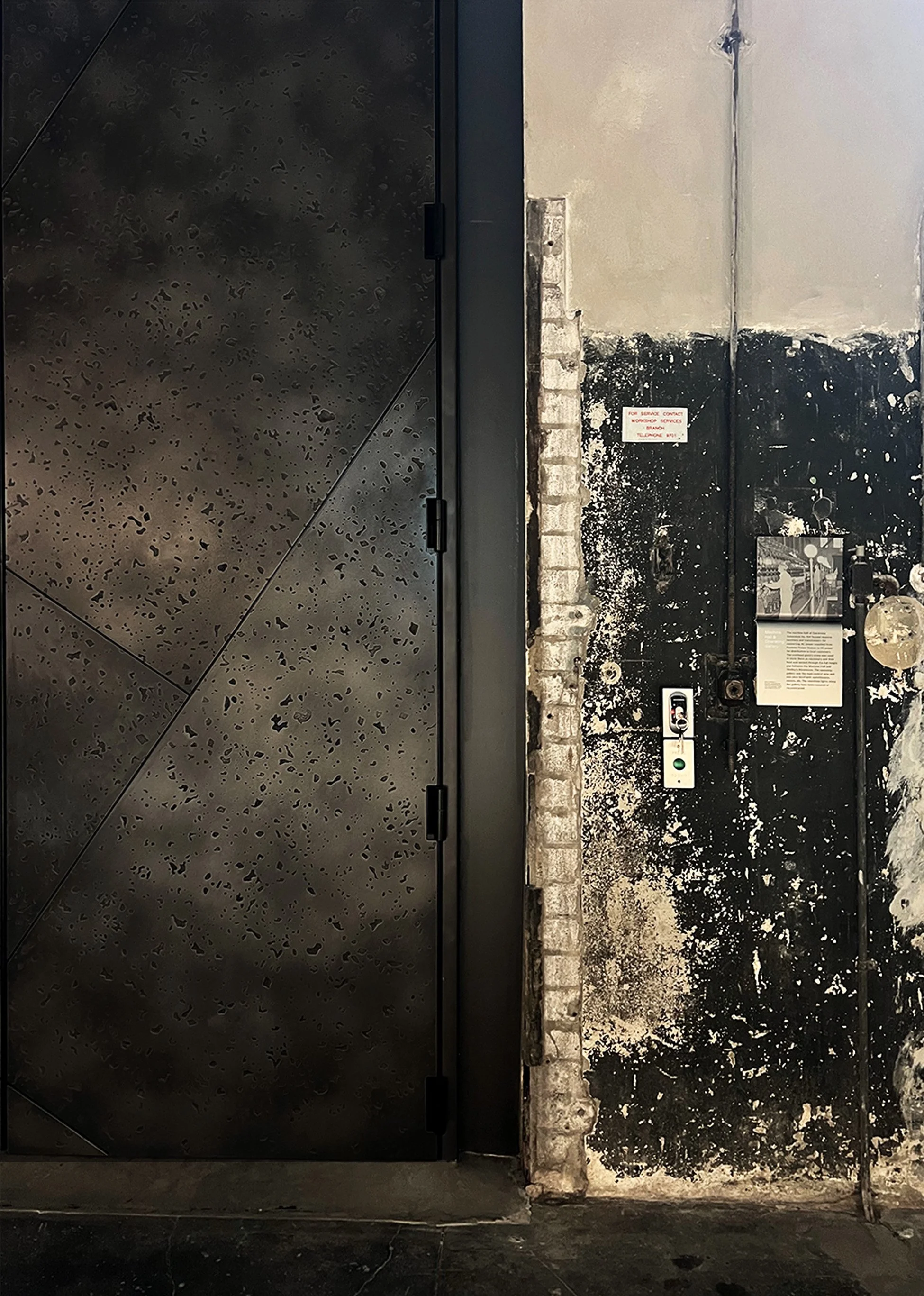 Blackened Steel Carved Lunar Nero Semigloss | Machine Hall Sydney