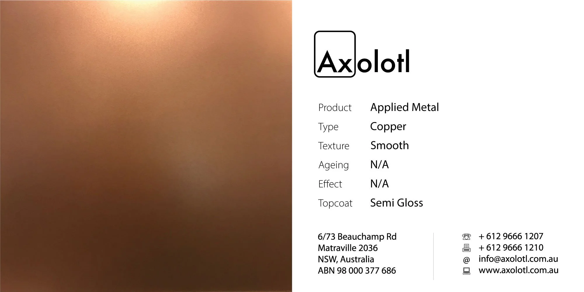Copper — Smooth