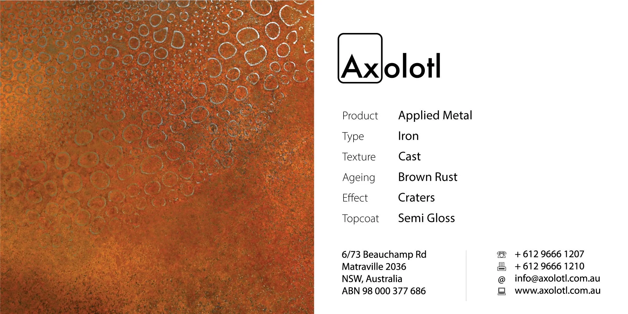 Crater Iron Rust
