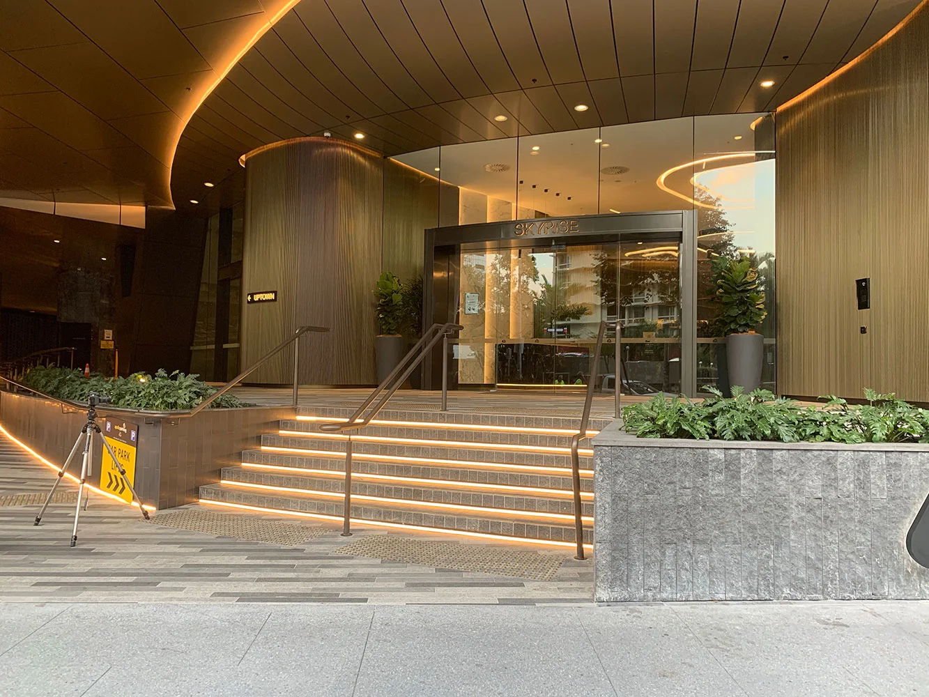 Skytower - Balustrades in Treasury Bronze Cast Pearl