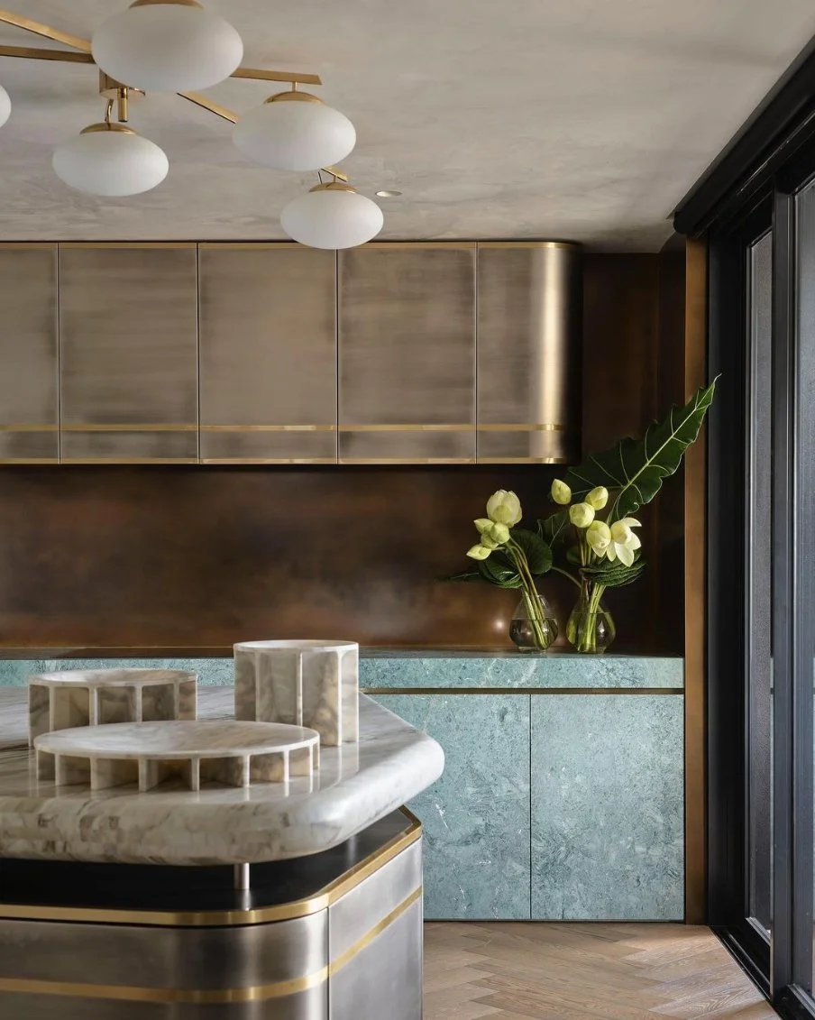 Brass Brown Florentine Poco