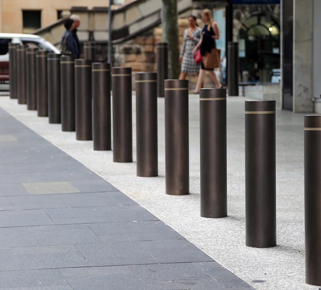 RBA · Treasury Bronze bollards — Treasury Bronze Pseudo Smooth Pearl