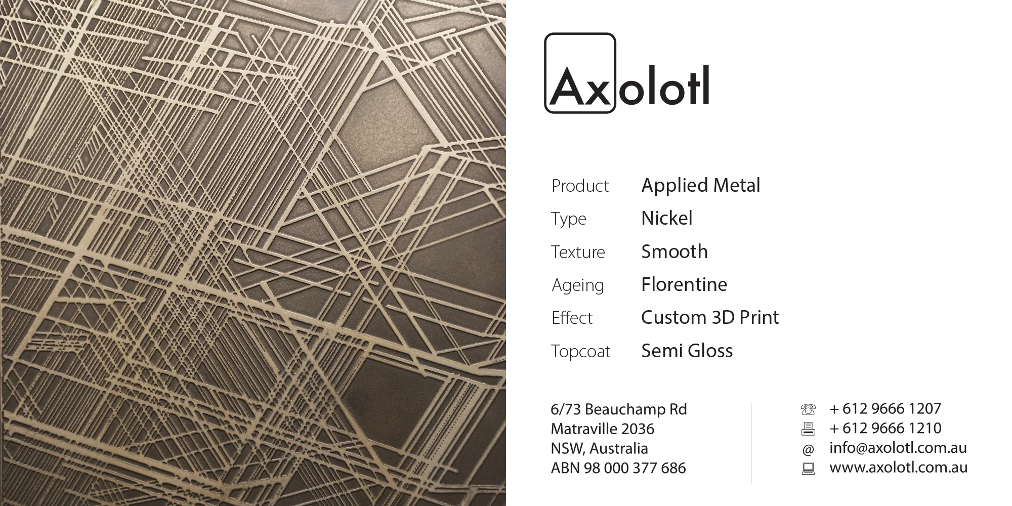 Nickel — Florentine Custom3Dprint