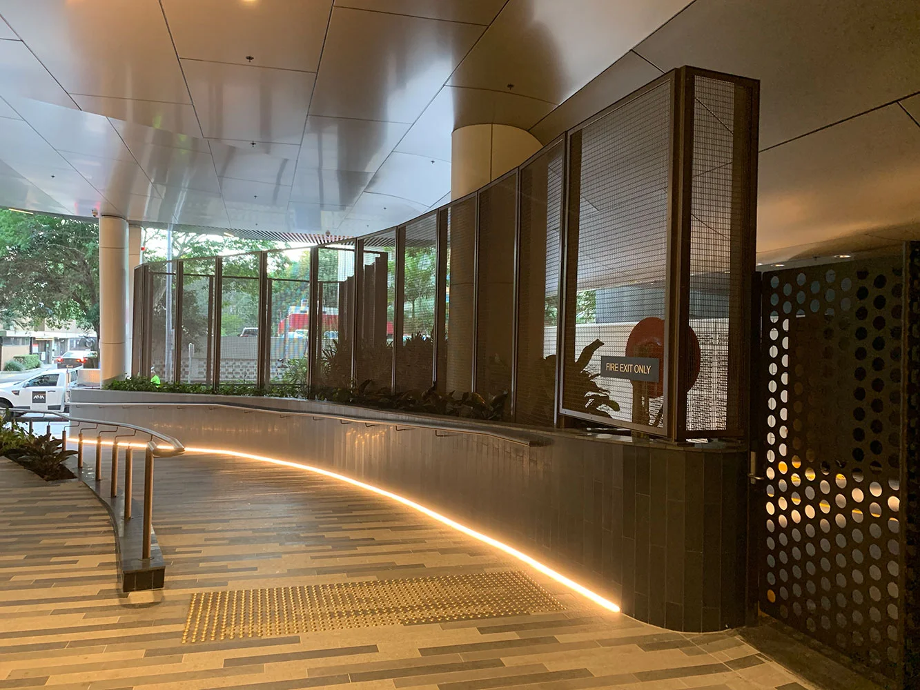 Skytower - Balustrades in Treasury Bronze Cast Pearl