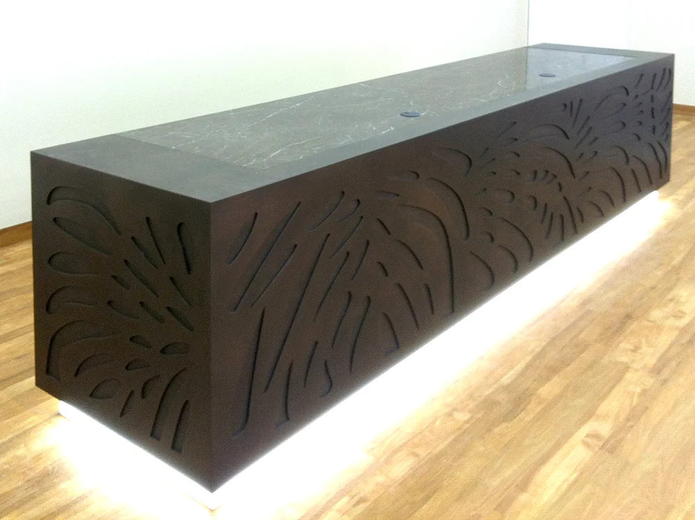 Counter in Treasury Bronze Smooth Pearl Patina