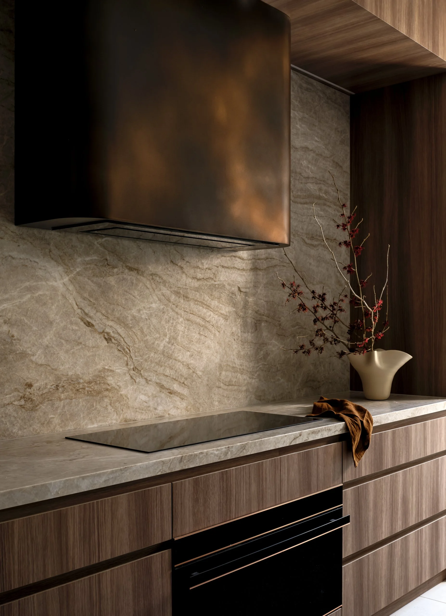 Treasury Bronze Pseudo Smooth Black Florentine Rangehood Fountaindale Residence by RZK Group