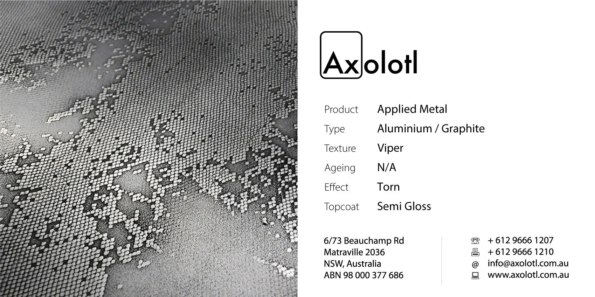 Aluminium — Viper Torn