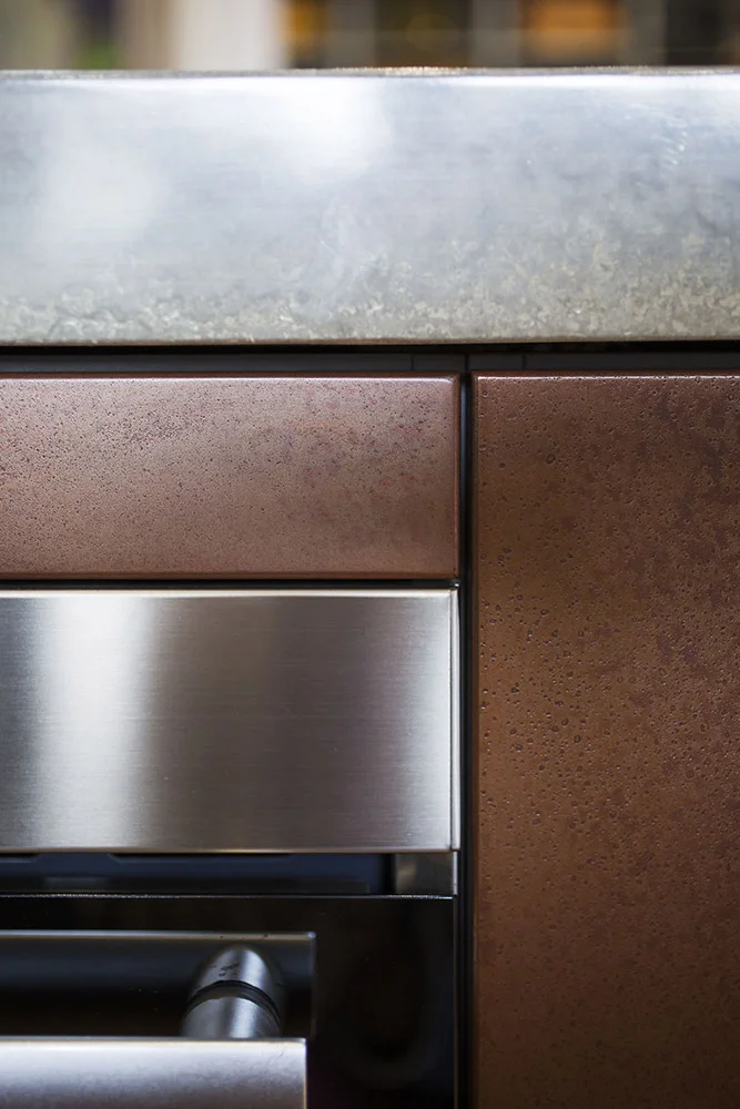 Copper Fine Lunar Pearl Patina | Dan Kitchens Australia - www.dankitchens.com.au