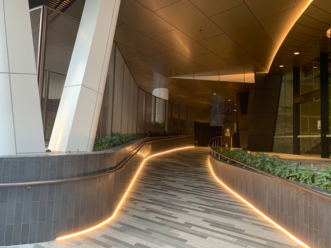 Skytower - Balustrades in Treasury Bronze Cast Pearl