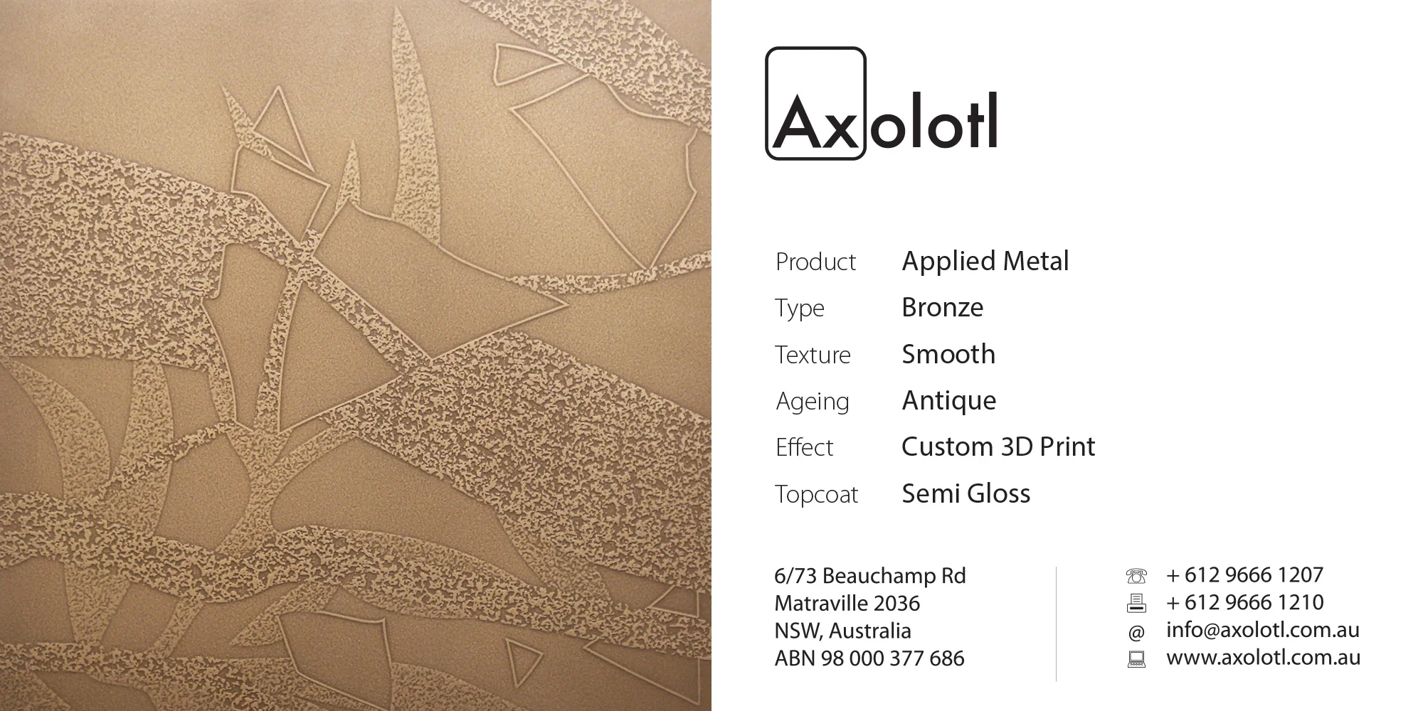 Bronze — Smooth Custom3Dprint