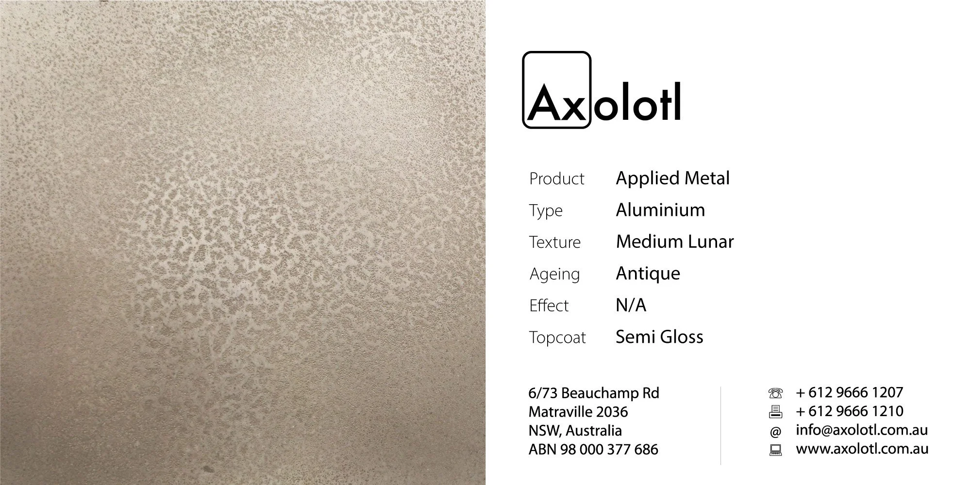 Aluminium — Medium Lunar