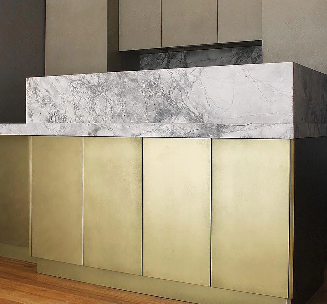 Brass Pseudo Smooth &amp; Concrete Shale Pseudo Smooth