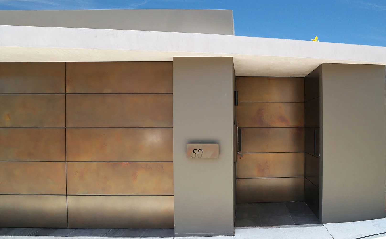 Garage Doors · Treasury Bronze Smooth Pearl Patina — Treasury Bronze Smooth Pearl Patina