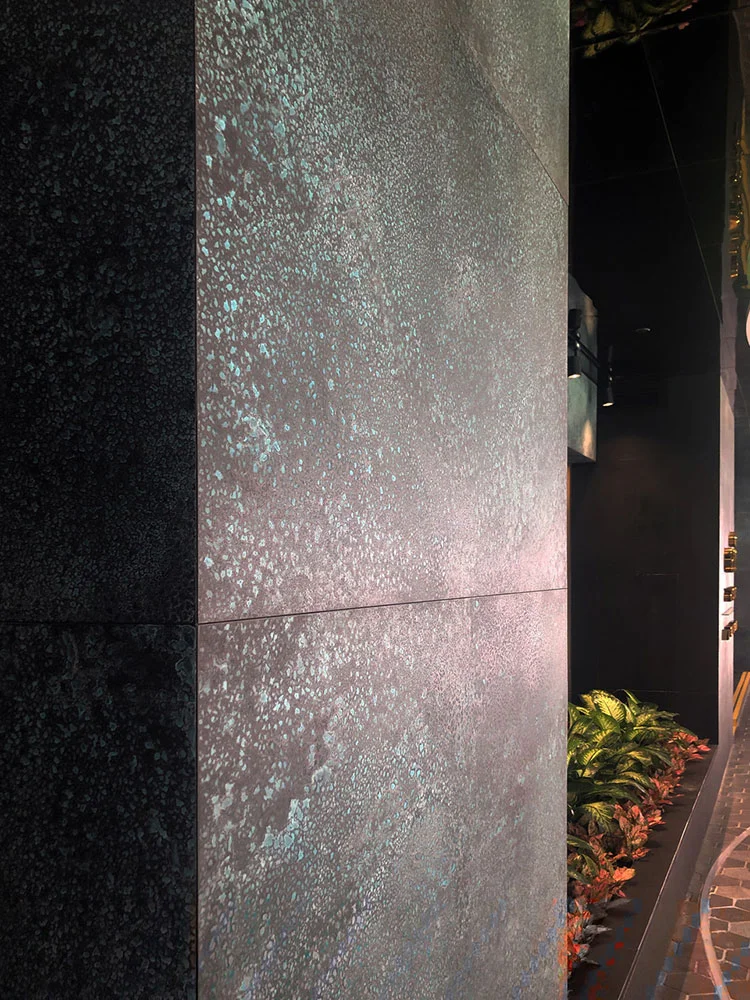 Treasury Bronze Lunar Verdigris &amp; Black Florentine