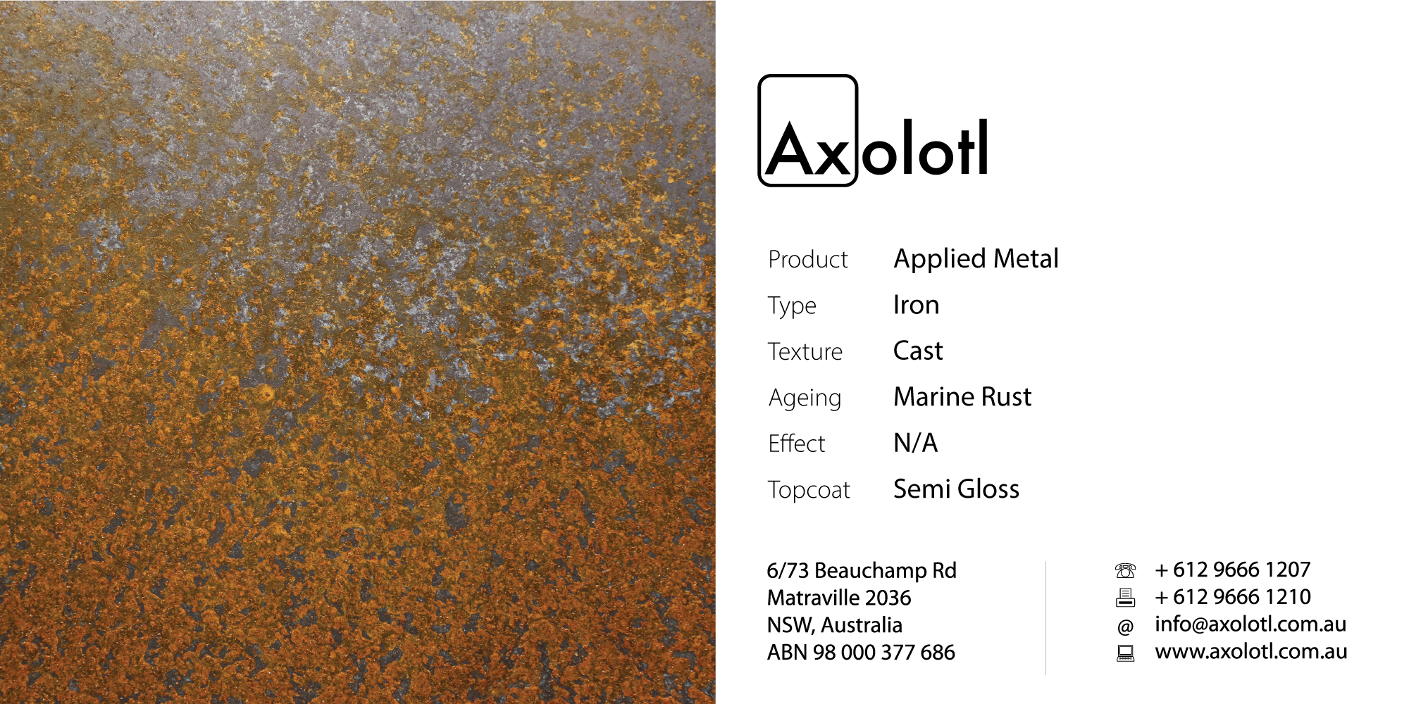 Iron — Cast Marine Rust