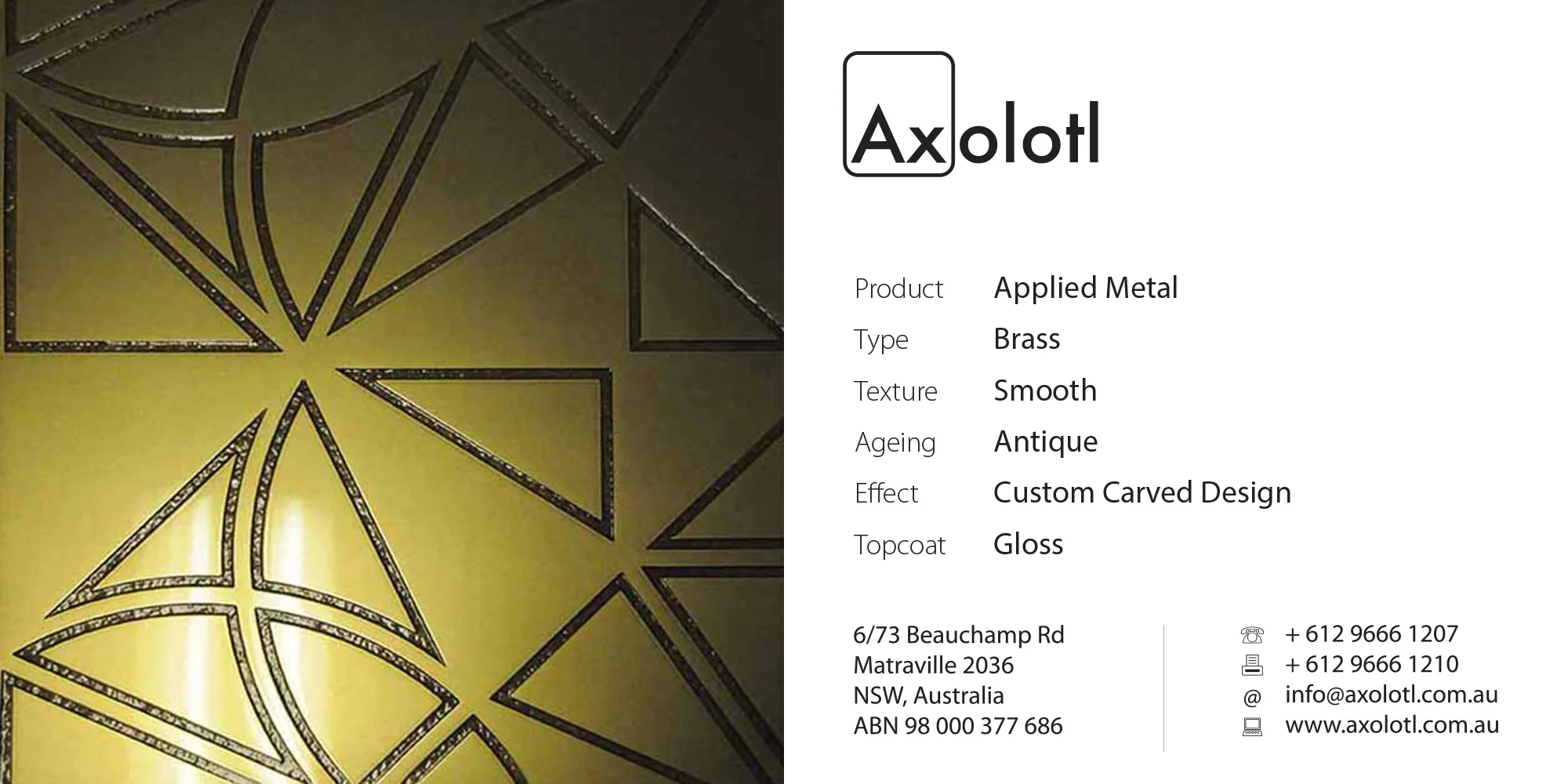 Brass-Gloss-Carved