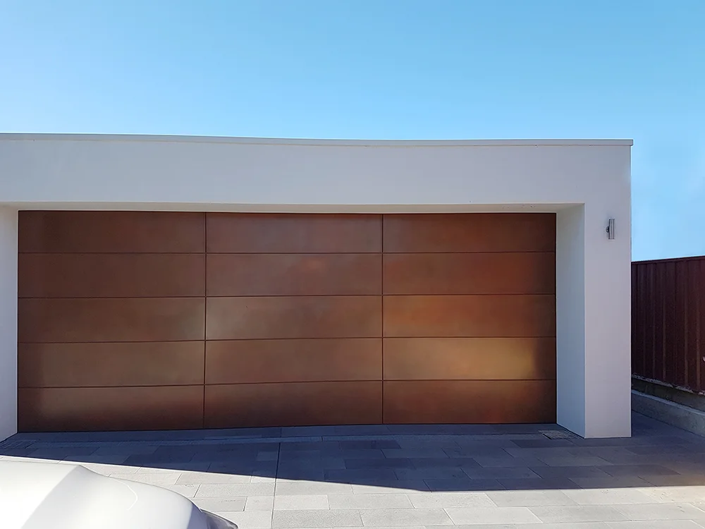 Garage Doors · Copper Smooth Pearl Patina — Copper Smooth Pearl Patina