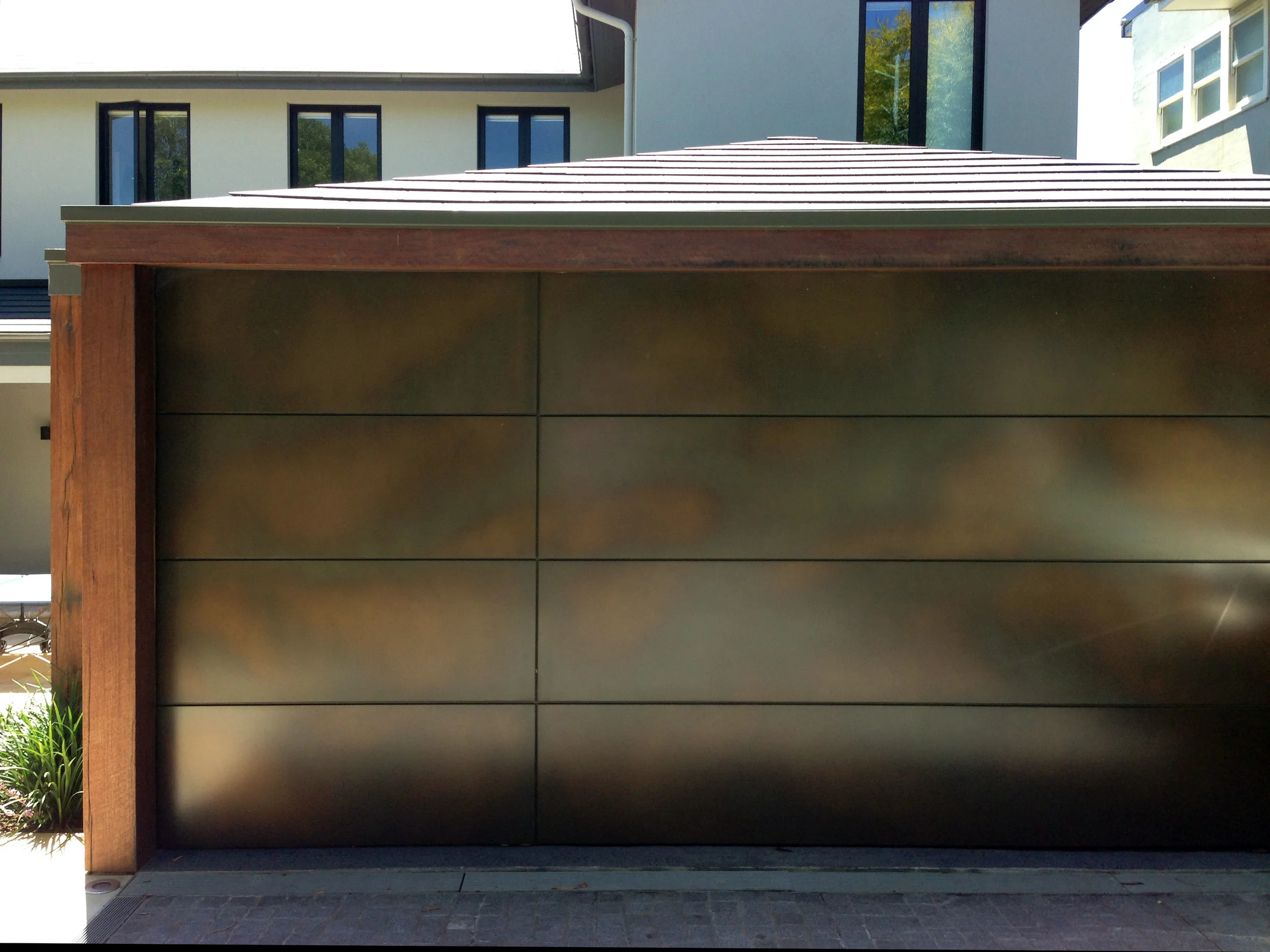 Garage Doors · Treasury Bronze Smooth Pearl Patina — Treasury Bronze Smooth Pearl Patina