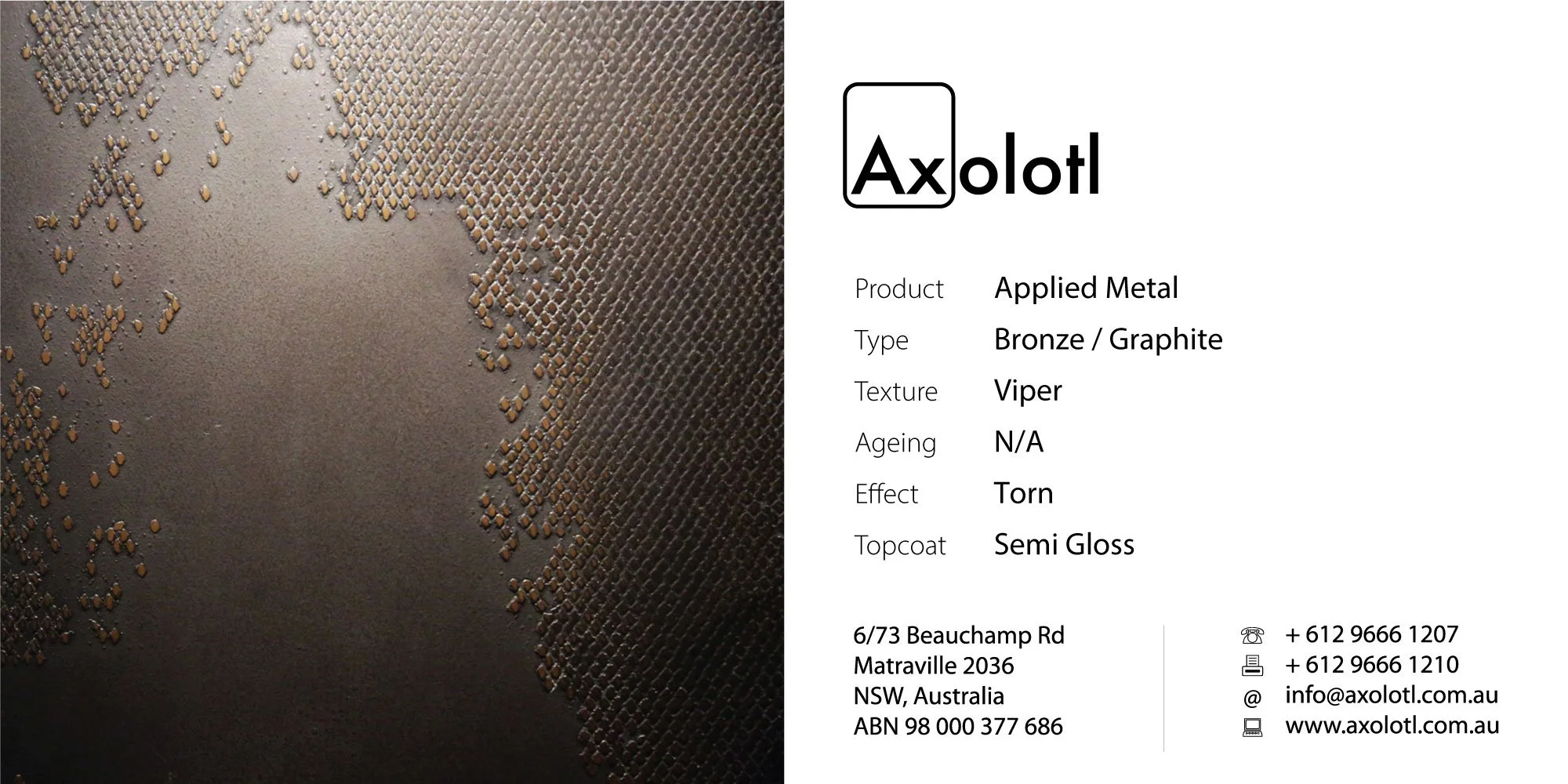 Bronze — Graphite Viper