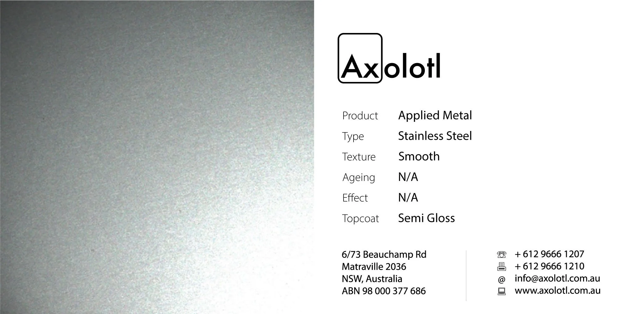 Stainless Steel Smooth