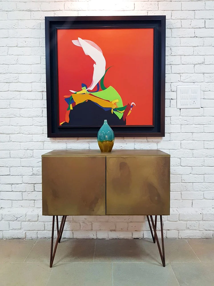 Brass Smooth Pearl Cabinets