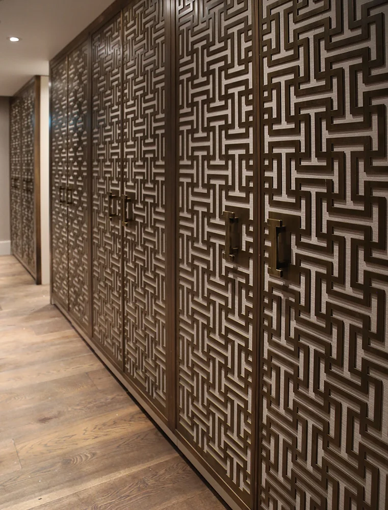 The Langham Hotel | Brass Florentine Linish Screens