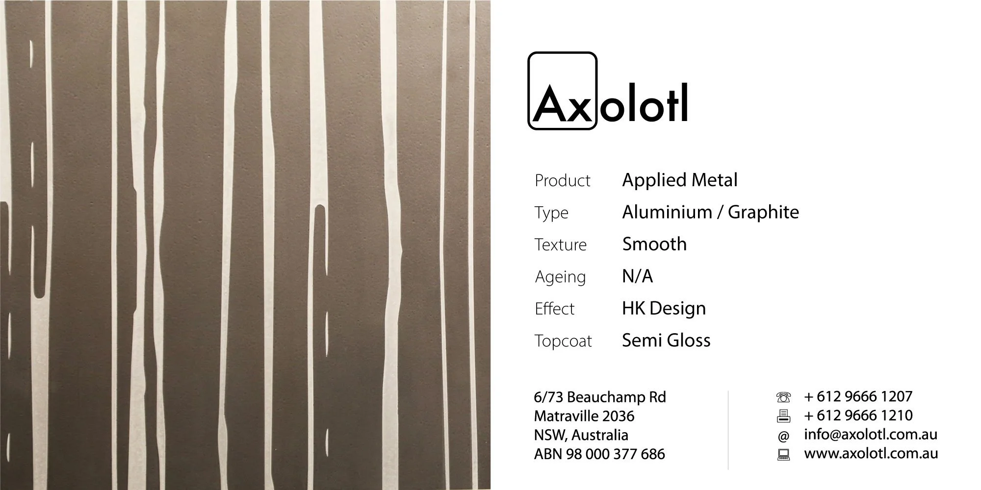 Aluminium — Graphite Smooth Hk Design