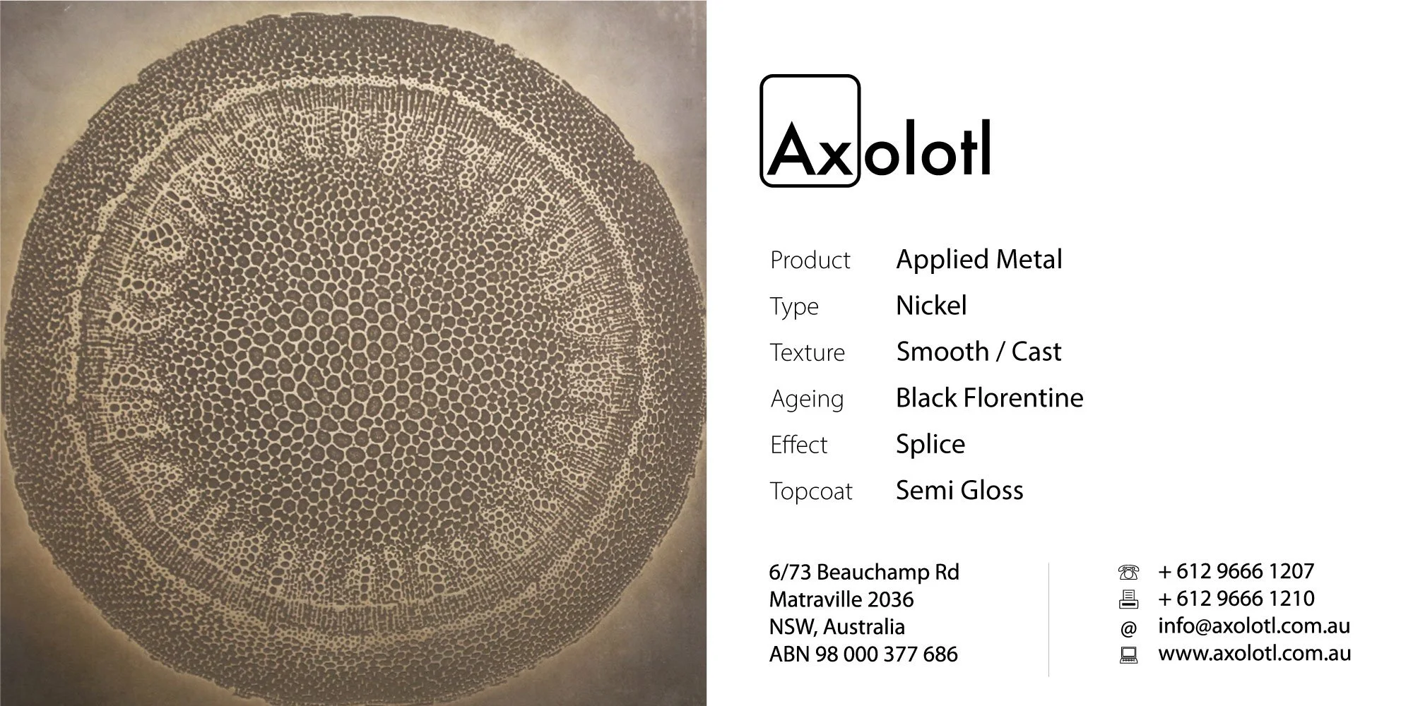Nickel — Florentine 3Dprint Splice